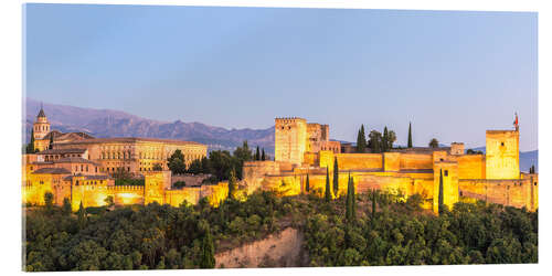 Acrylglasbild Alhambra-Panorama