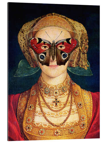 Gallery print The butterfly mask (by Hans Holbein)