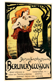 Akrylglastavla Poster Berlin Secession - Ludwig von Hofmann