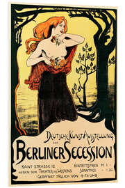 Tableau en PVC Poster Berlin Secession