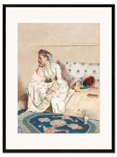 Framed art print Portrait of Marie Fargues
