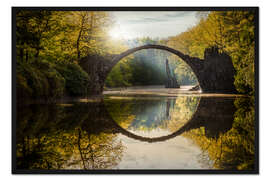 Gerahmter Kunstdruck Rakotzbrücke II