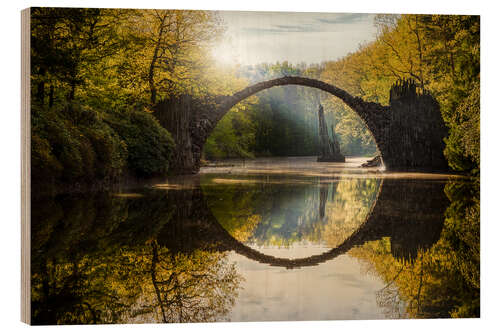 Tableau en bois Rakotzbrücke II