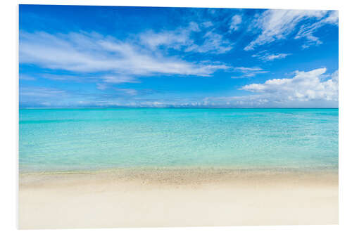 Foam board print Beach in Tahiti