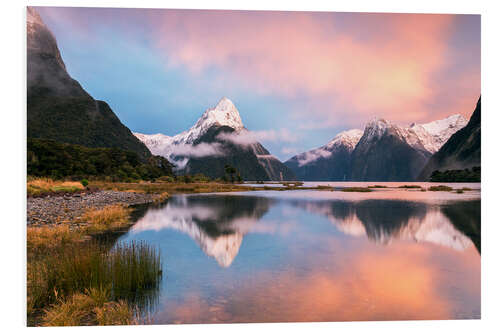 Quadro em PVC Milford Sound, Nova Zelândia I