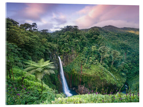 Acrylglasbild Catarata del Toro, Costa Rica