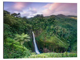 Aluminium print Catarata del Toro, Costa Rica