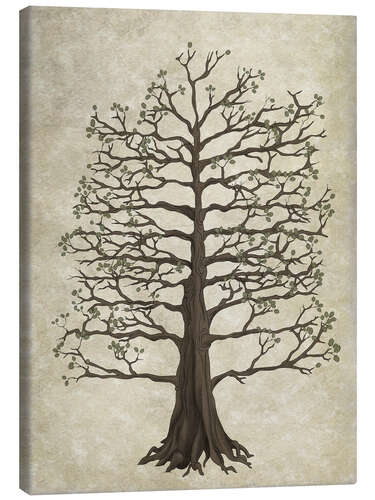 Canvas print Family tree