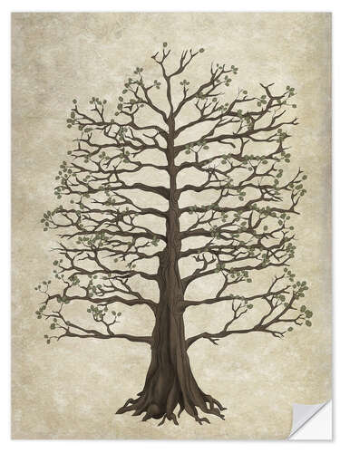 Vinilo para la pared Árbol genealógico