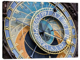 Canvas print Astronomical clock Prague