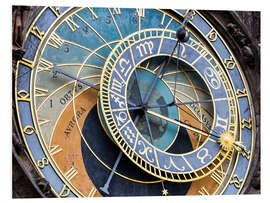 Foam board print Astronomical clock Prague