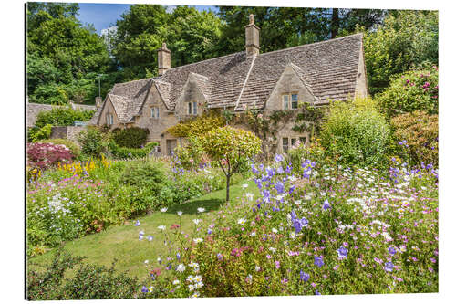 Gallery print Old Cottages in Bibury, Cotswolds, Gloucestershire (England)