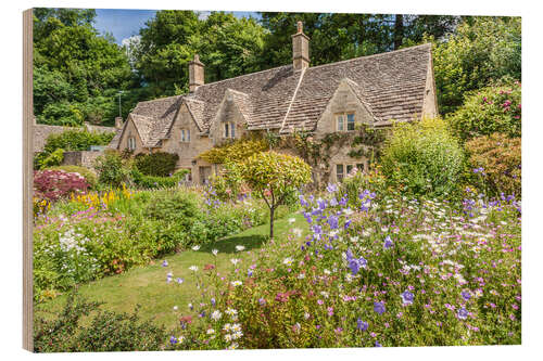 Trebilde Old Cottages in Bibury, Cotswolds, Gloucestershire (England)