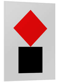 Foam board print Suprematism