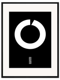 Gerahmter Kunstdruck Enso in der Schweiz