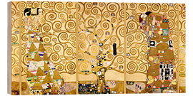 Holzbild  Der Lebensbaum (komplett) - Gustav Klimt