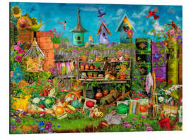 Magnettafel Sonniges Vergnügen im Garten