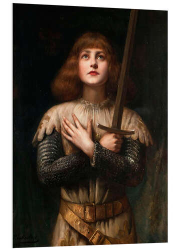 Foam board print Joan of Arc