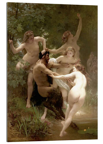 Gallery print Nymphs and Satyr