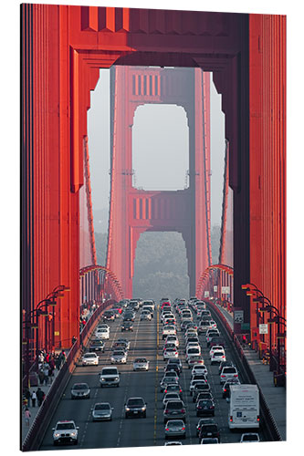 Aluminium print Golden Gate Bridge, San Francisco, USA