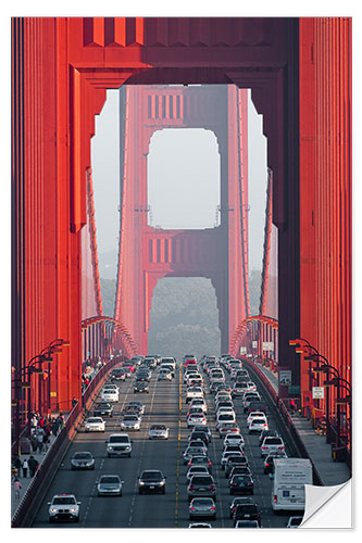 Wandsticker Golden Gate Bridge, San Francisco, USA