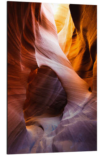 Aluminiumsbilde Lower Antelope Slot Canyon, Page, Arizona, USA