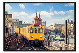 Gerahmter Kunstdruck Berlin Oberbaumbrücke II