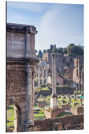 Tableau en aluminium Ruins of the ancient roman forum