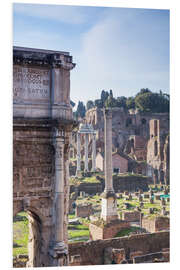 Foam board print Ruins of the ancient roman forum