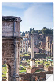 Sticker mural Ruins of the ancient roman forum