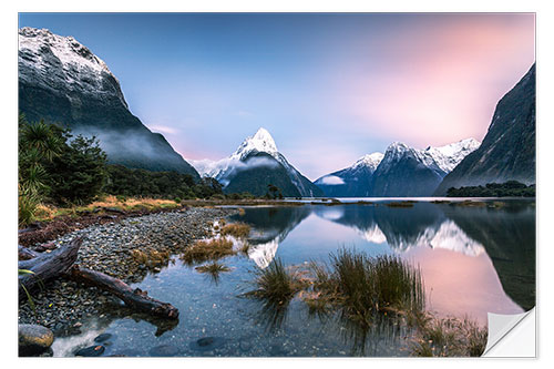 Vinilo para la pared Milford Sound, Nueva Zelanda IV