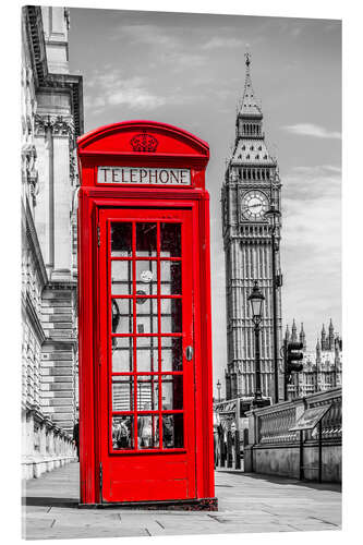 Acrylic print London Phone Booth