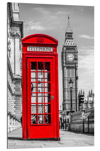 Gallery print London phone booth