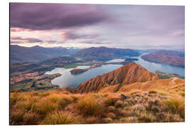 Aluminium print Wanaka lake, New Zealand