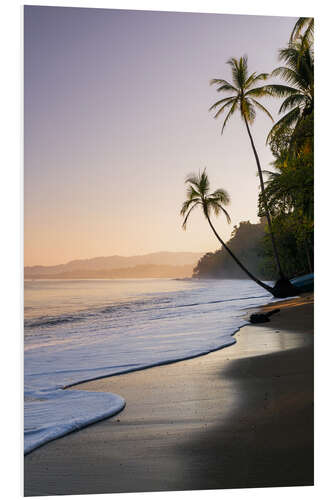 Tableau en PVC Vagues sur une plage du Costa Rica