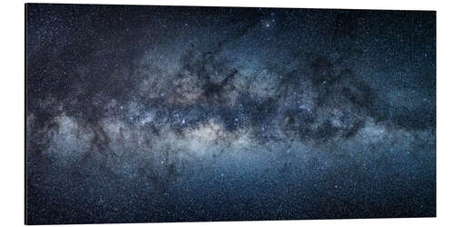 Aluminium print Milky Way Panorama