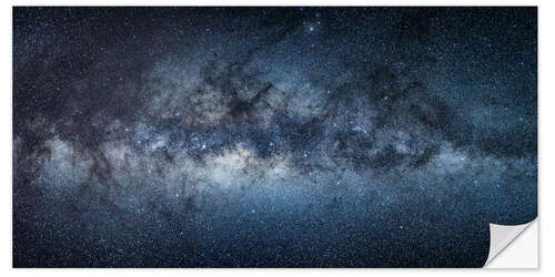 Selvklebende plakat Milky Way Panorama