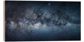 Wood print  Milky Way Panorama - Jan Christopher Becke