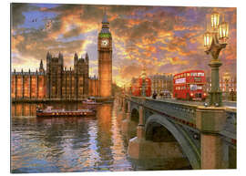 Gallery print Westminster sunset