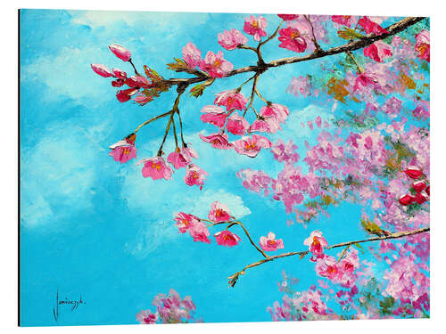 Quadro em alumínio Cherry blossom Blue