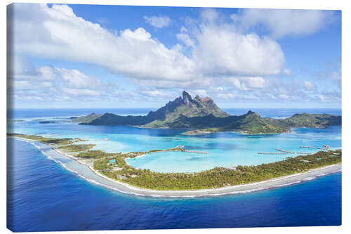 Stampa su tela Isola di Bora Bora I