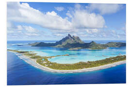 Foam board print Bora Bora Island I