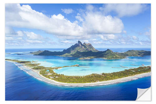 Selvklebende plakat Bora Bora Island I