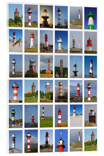 Acrylglas print Lighthouses