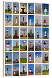 Print på træ  Lighthouses - Sarnade