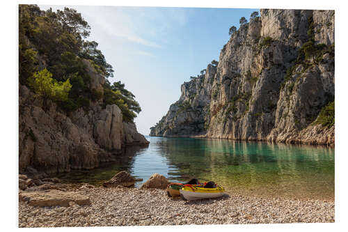 Foam board print En Vau Calanque