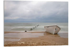 Gallery Print Fischerboot am Ostseestrand