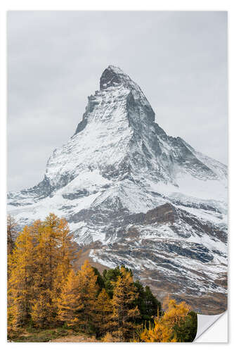 Wall sticker Matterhorn from Riffelalp, Zermatt, Switzerland