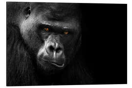 Magnettafel Gorillagesicht