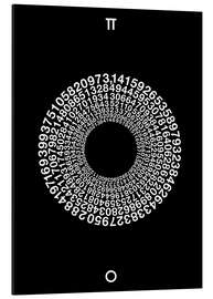 Magnettafel Transzendente Zahl von PI